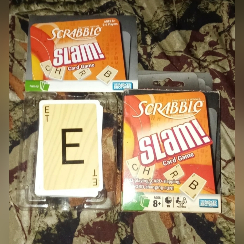 The Family Card Game  2008 Parker Brothers Scrabble Slam